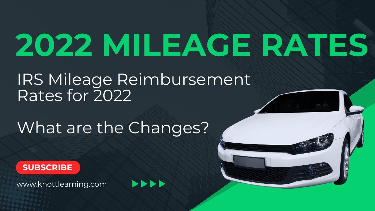 2022 Standard Mileage Rates Updated for Business Use of Vehicles