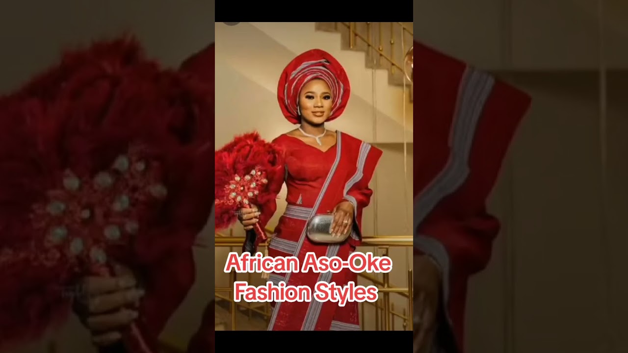 African Aso-Oke Ladies Outfits  