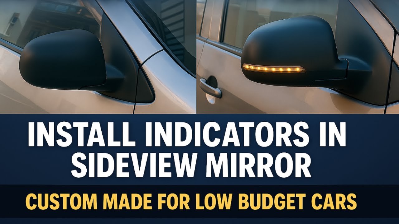 I Upgraded My Side Mirrors with DIY Turn Signal Lights