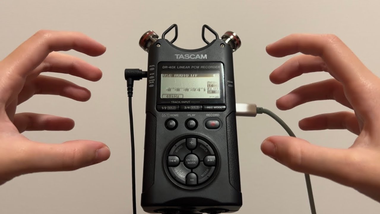 ASMR Scratching & Tapping on Tascam Mic Body ONLY