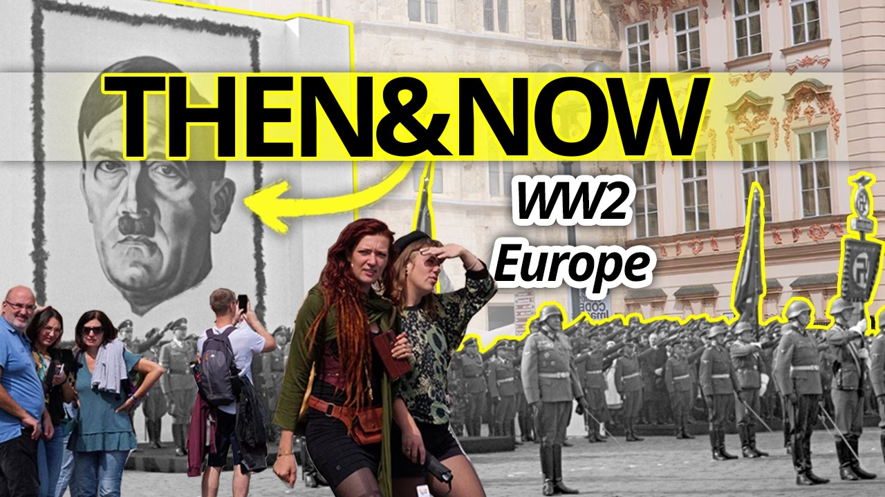 WW2 Europe THEN & NOW - Stunning Photos Remastered #WW2 #BeforeAndAfter #ThenAndNow