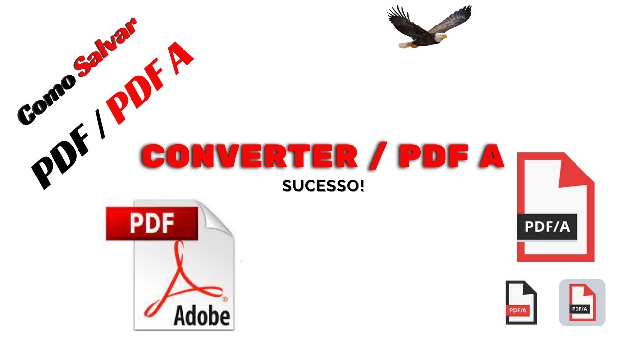 Como converter PDF normal em PDF A modelo junta comercial