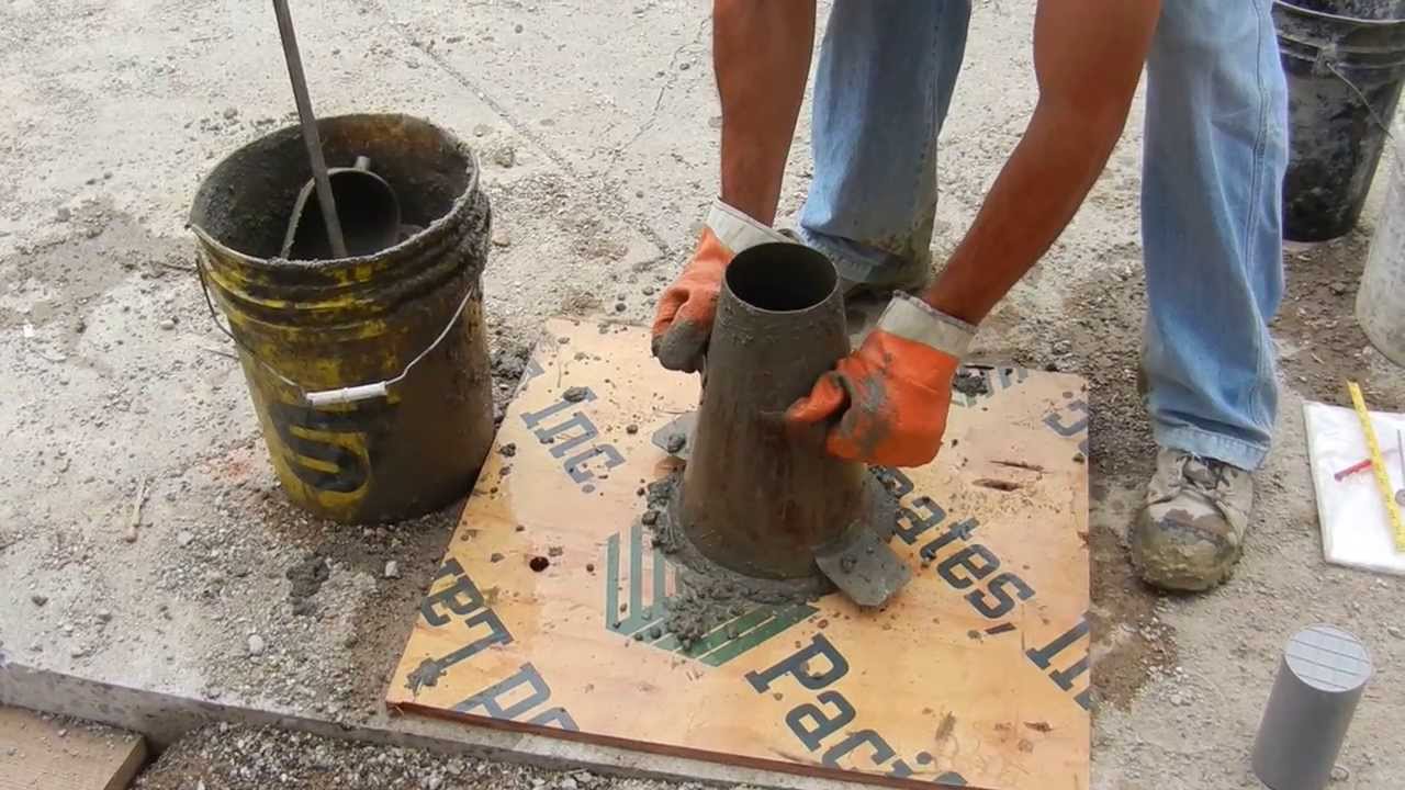 Slump Test | Grout Material Slump Measurement