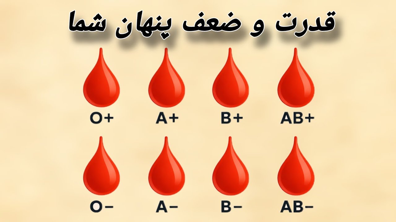گروه خونی شما چه چیزی را درباره‌تان فاش می‌کند؟ شوکه خواهی شد 😱