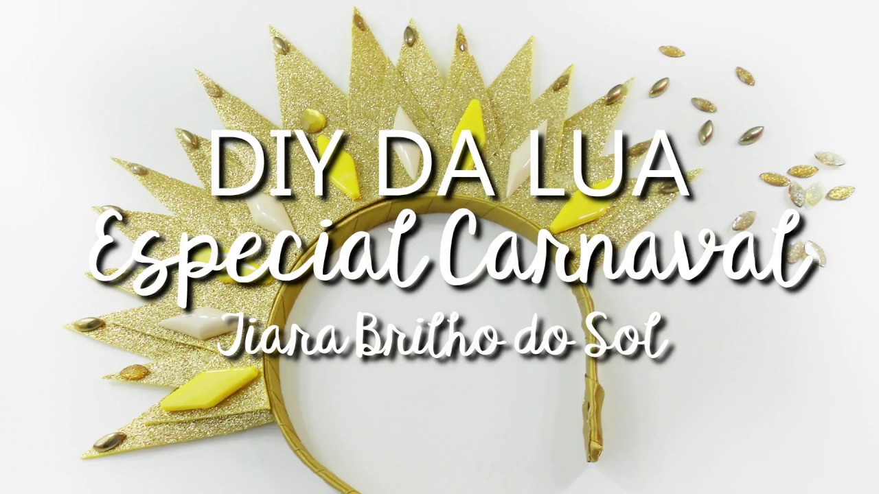 DIY - Tiara Brilho do Sol
