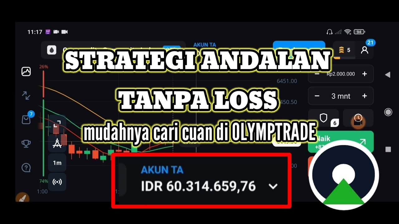 Strategi trading Olymptrade tanpa loss cocok untuk pemula