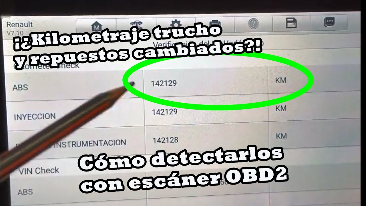 Revisá el Kilometraje Real + ¿Cómo detectar si tu auto fue chocado y reparado? | Con Scanner