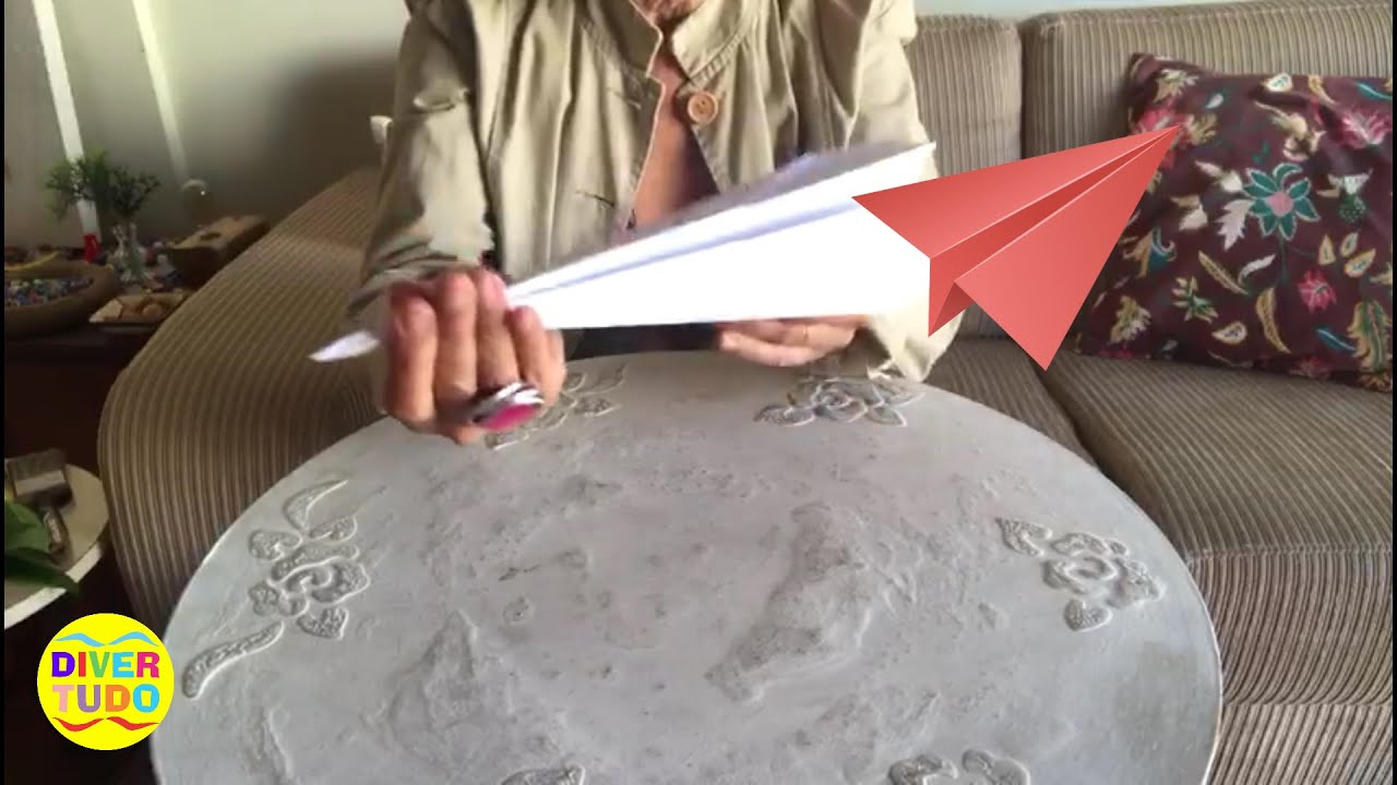 Brincadeira - Avi&atilde;ozinho de papel
