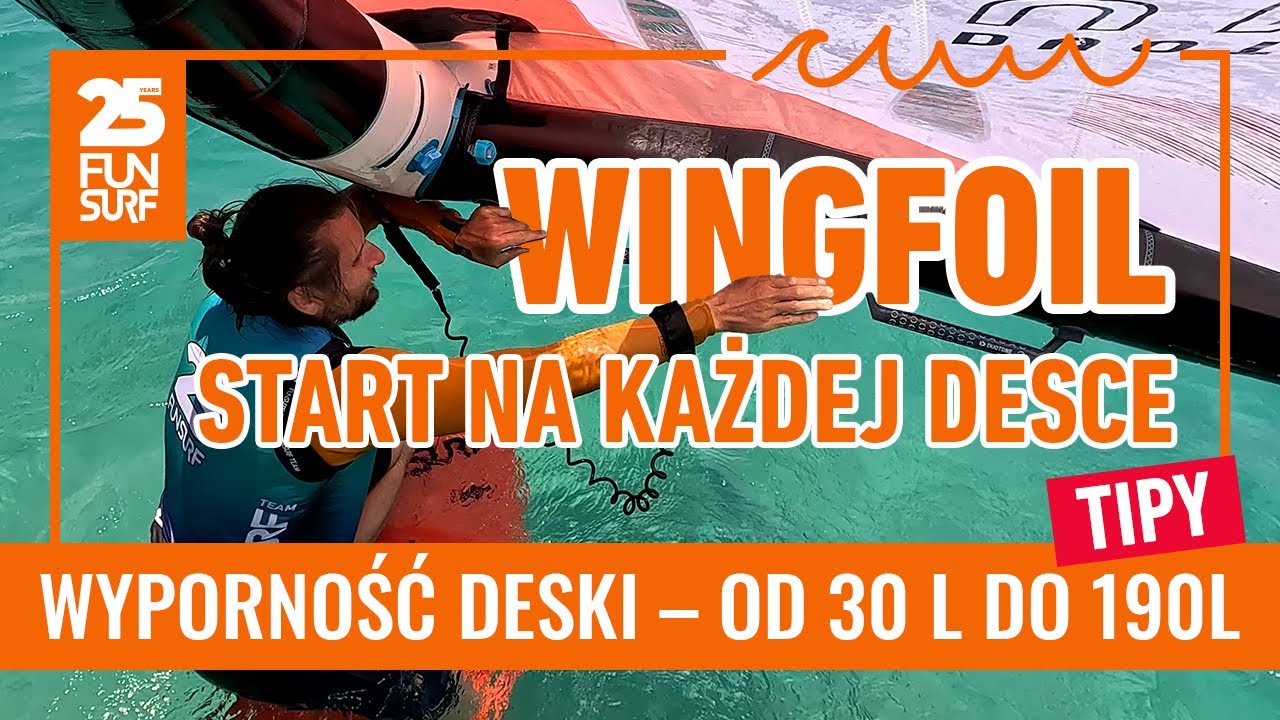 WINGFOIL.PL start na każdej desce od 30 do 190l, dla zaawansowanych i początkujących #wingfoildokawy