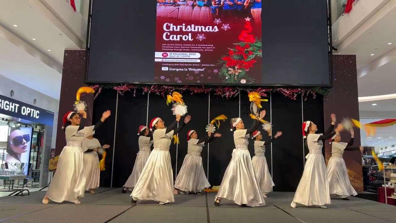 Performance Christmas Carolling 2025 at Boulevard Shopping Mall Bintulu - 12/12/2025