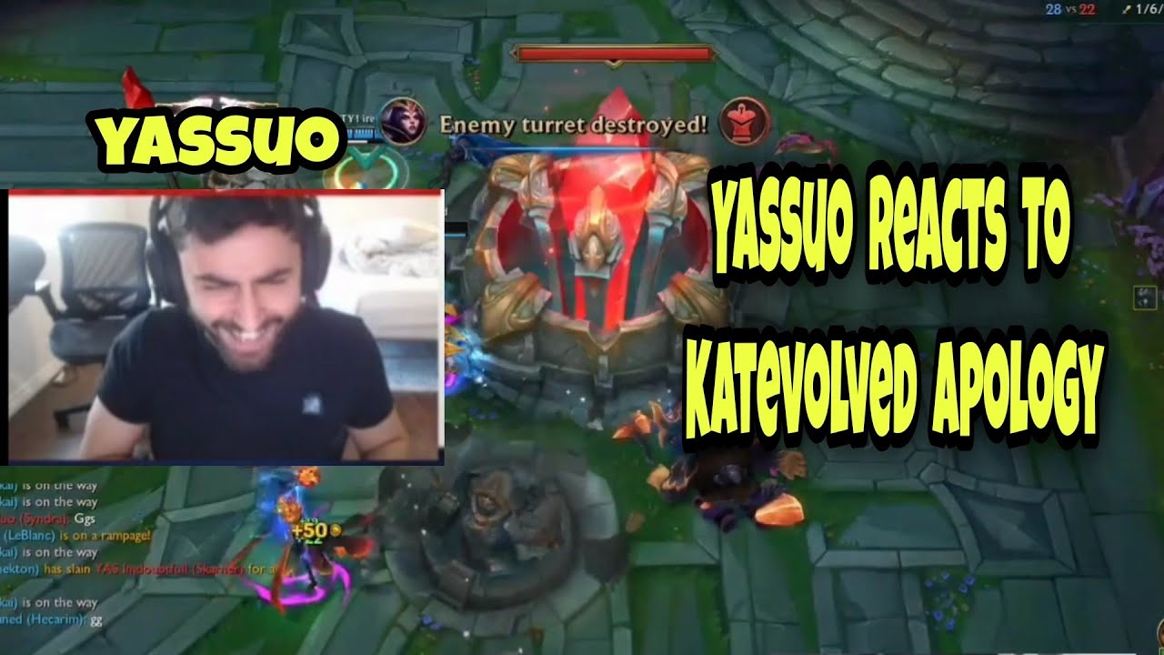 Yassuo Reacts To Katevolved Apology|Sanchovies Reaction On ThescoreEsports About Yassuo Drama  Bella