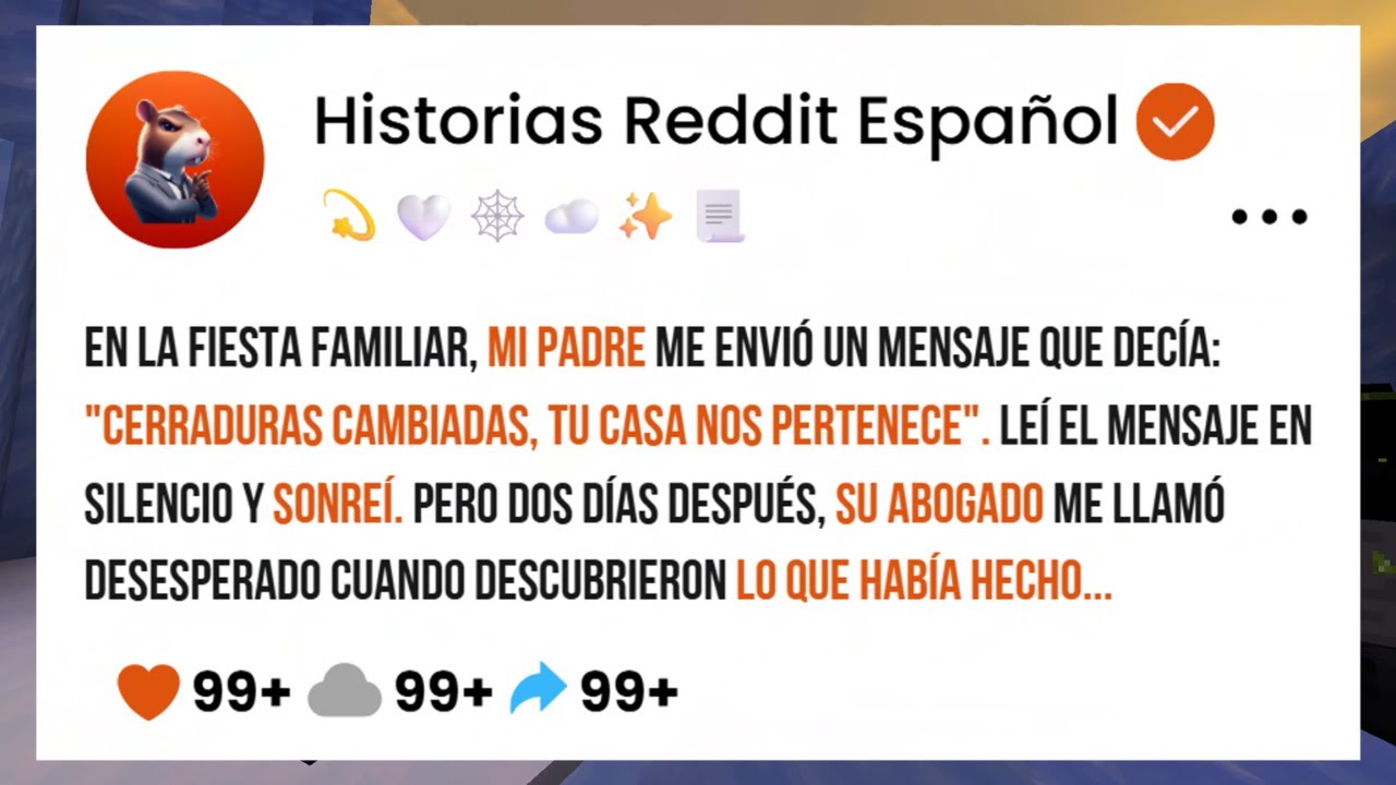 En La Fiesta Familiar, Mi Padre Me Envió Un Mensaje: "Cerraduras Cambiadas, Tu Casa Nos Pertenece"