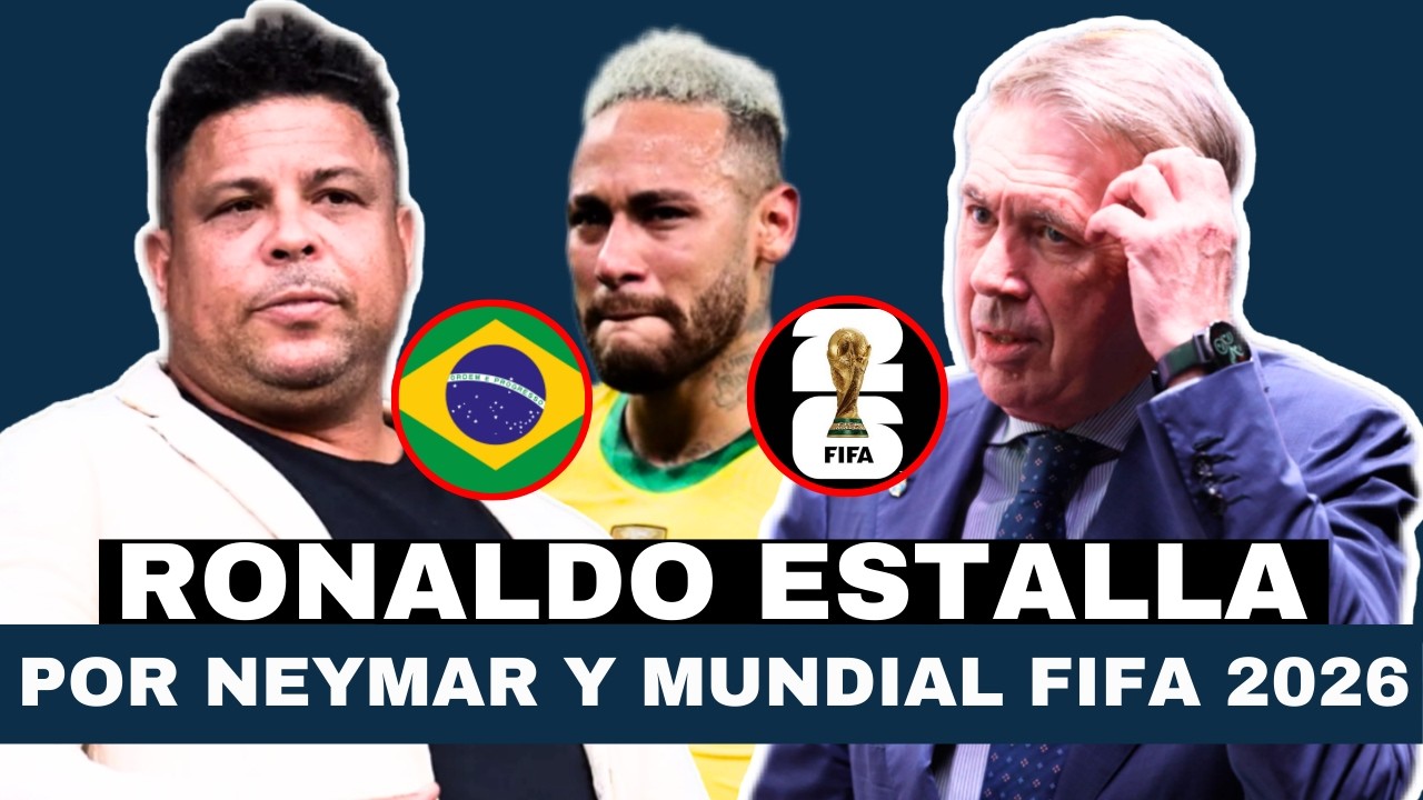 &iexcl;RONALDO CONTRA ANCELOTTI! LA DENUNCIA QUE EXPLOTA POR LA AUSENCIA DE NEYMAR
