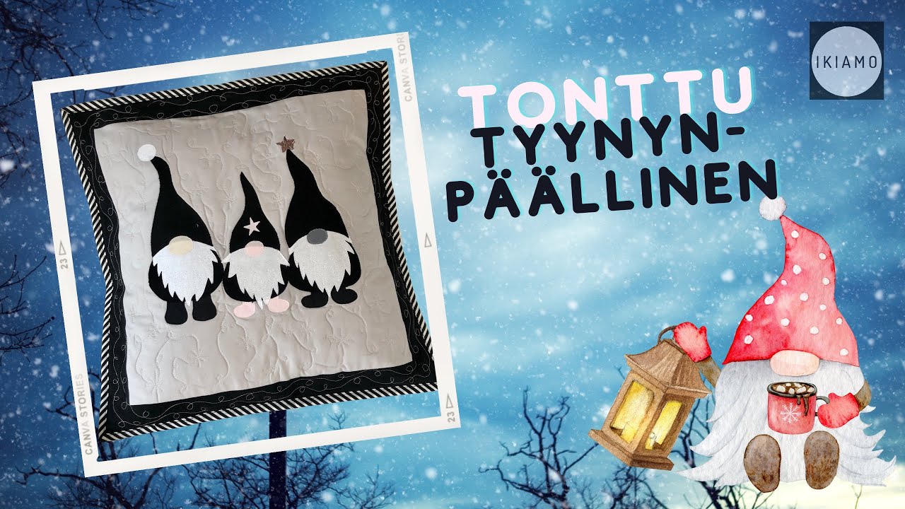 Tonttu -tyynynpäällinen