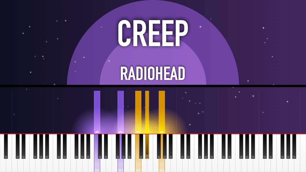 Radiohead - Creep (Piano Tutorial)
