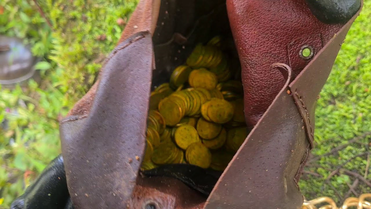 Bolsas Cheias de MOEDAS Encontradas com IMÃ MAGNÉTICO