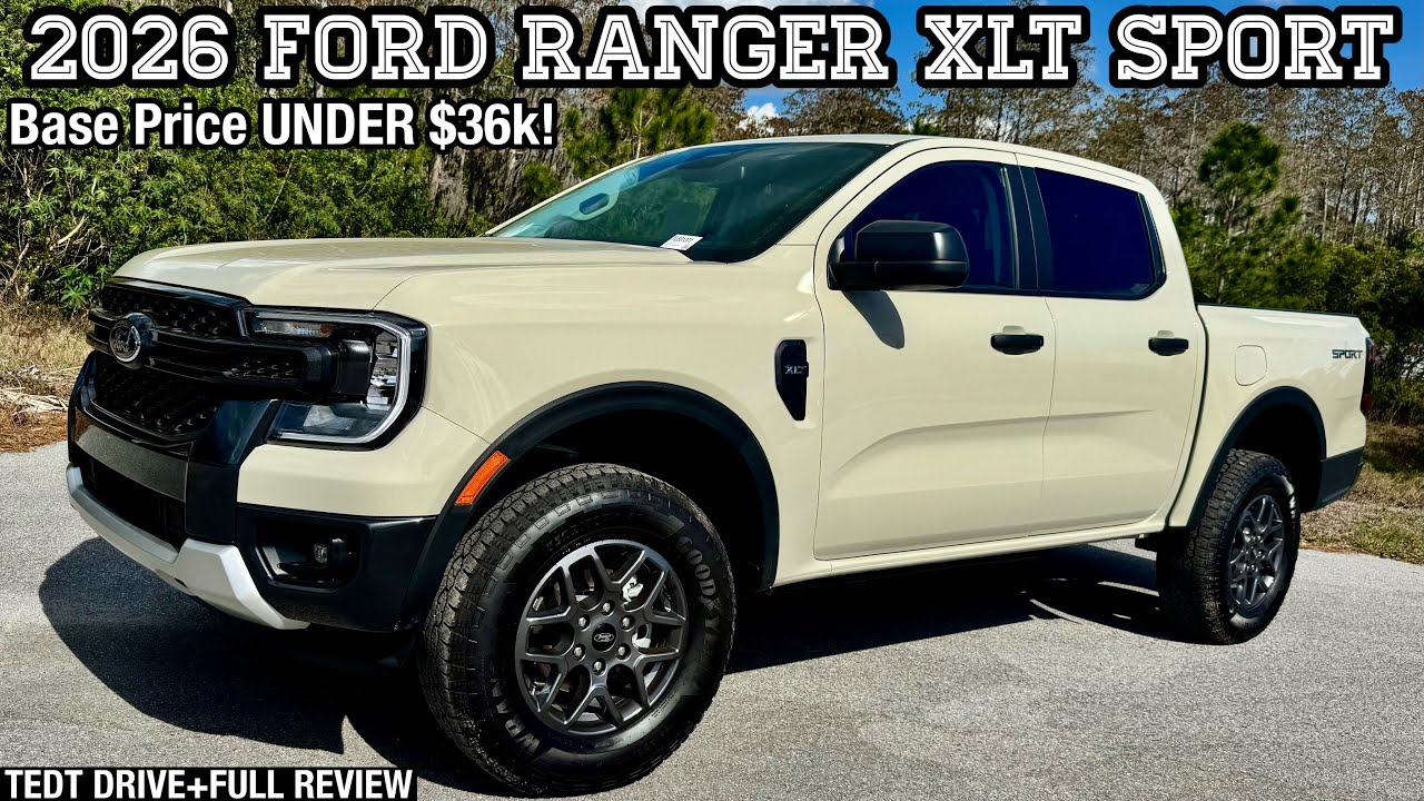 Ford Ranger XLT Sport 2026: ТЕСТ-ДРАЙВ + ПОЛНЫЙ ОБЗОР