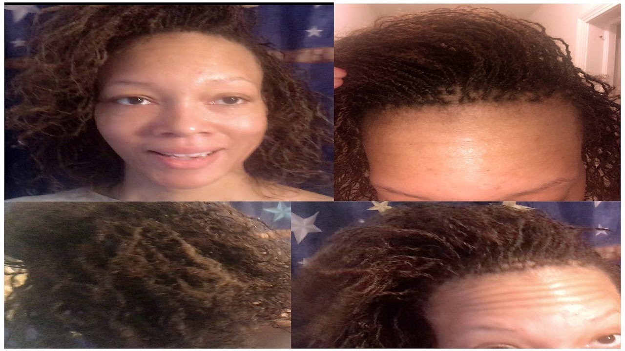 Starting Microlocs WITH added Human Hair