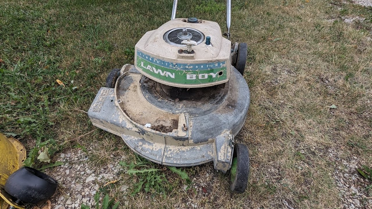 1965 lawn boy, sat outside many years. will it run and mow again??