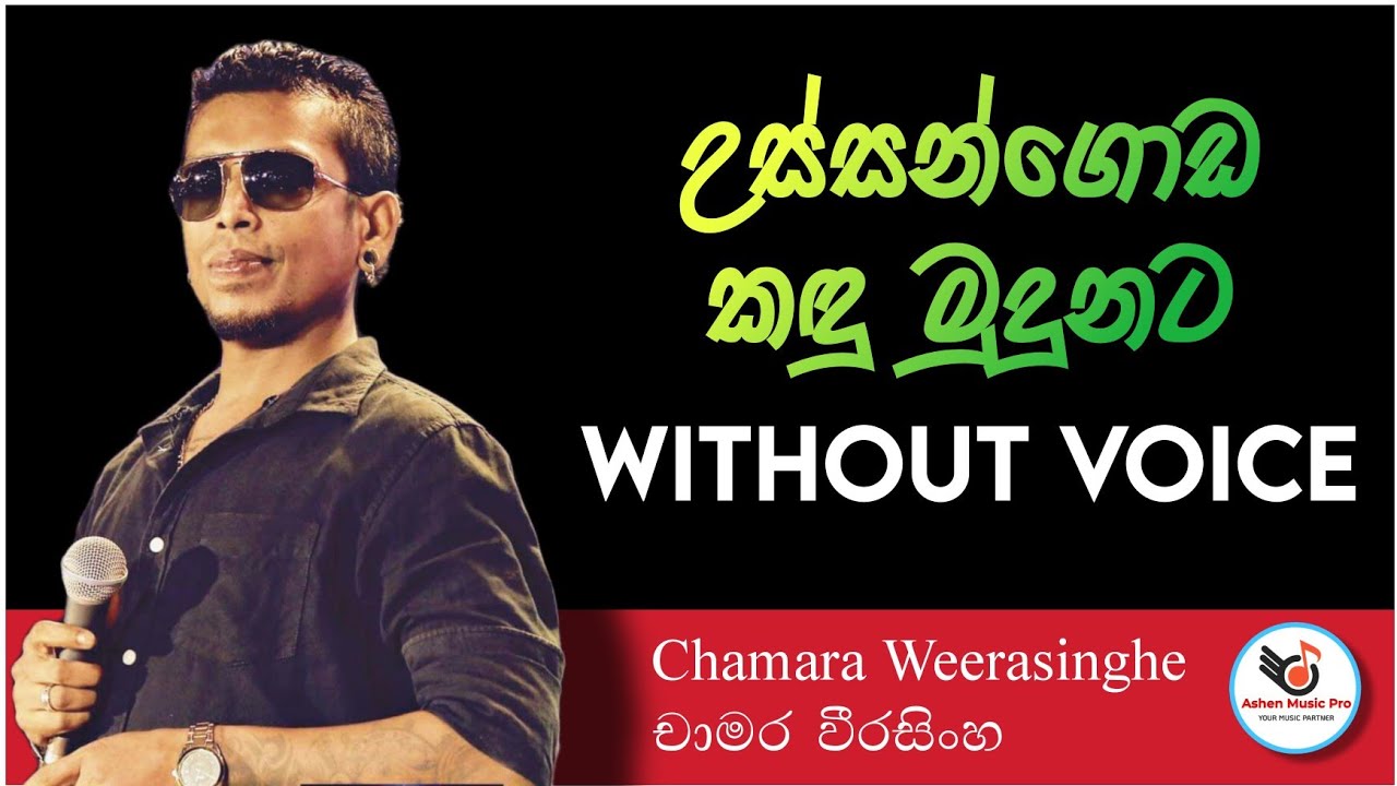 Ussangoda Kandu Mudunata Karaoke | Ashen Music Pro