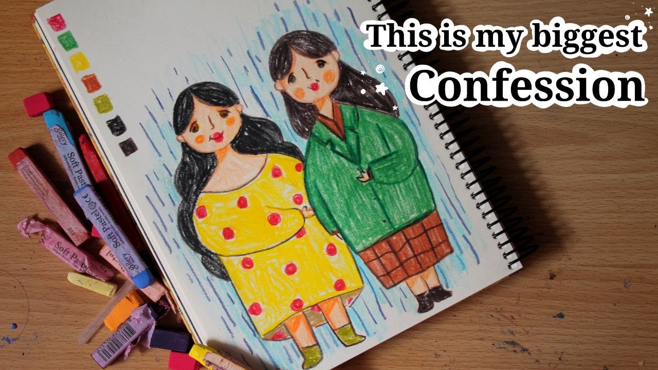 Draw with me| She Chose Love, I Chose Dreams |  Who’s Truly Happier? | Drawing Timelapse + story