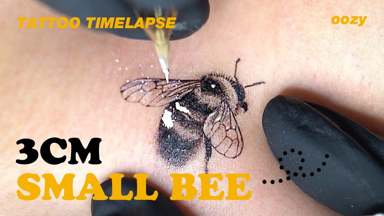 3CM SMALL BEE TATTOO [OOZYTATTOO]