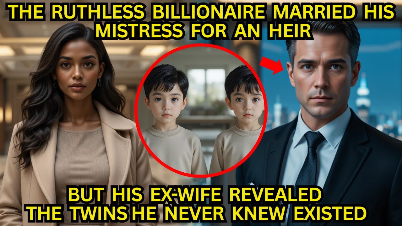 THE RUTHLESS BILLIONAIRE MARRIED HIS MISTRESS FOR AN HEIR— BUT HIS EX-WIFE REVEALED THE TWINS...