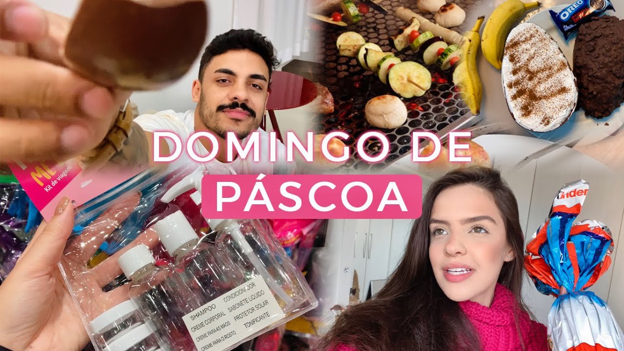 DOMINGO DE PÁSCOA | fizemos ovo de banoffe + churrasco em família + comprinhas para viajar