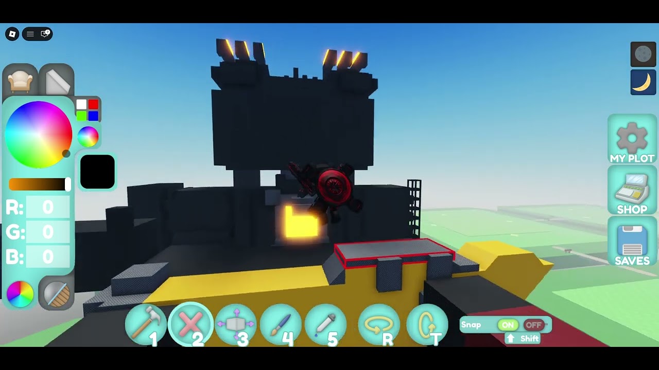 showing titan trio build from skibidi toilet (continueation)