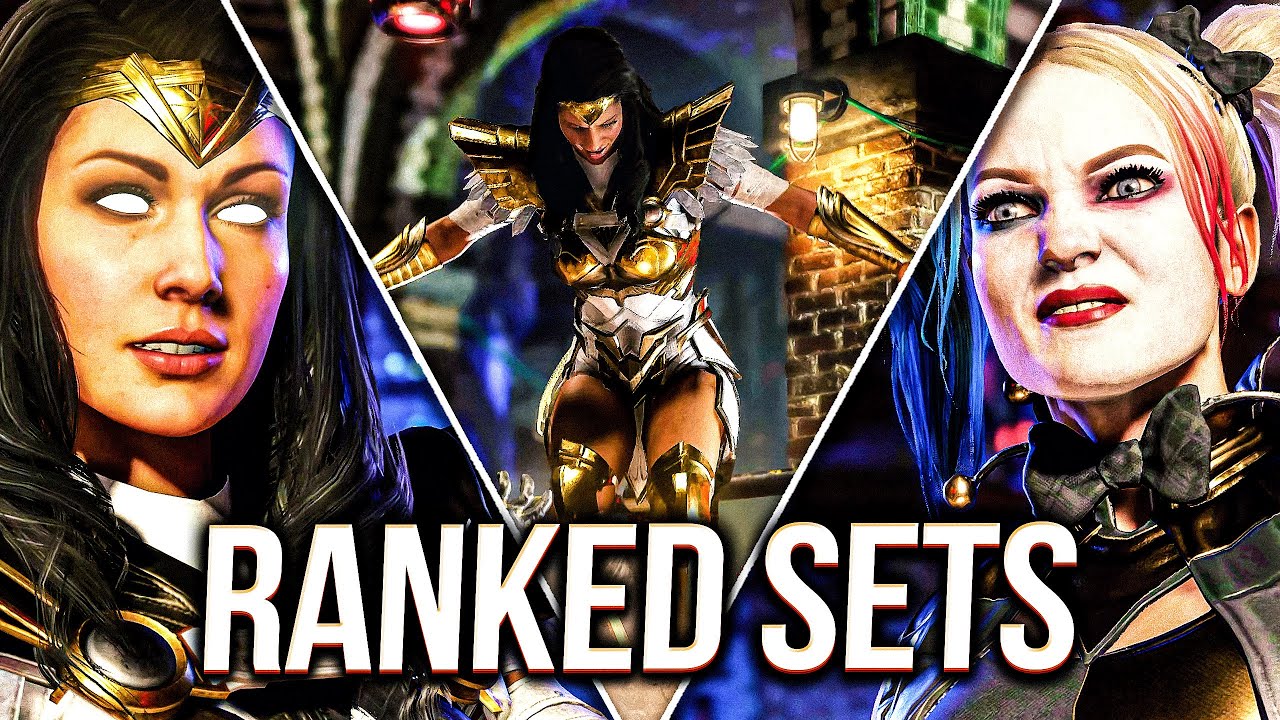 Injustice 2 Online - Harley & Wonder Woman - Bringing Out God Shader Wonder Woman In Ranked