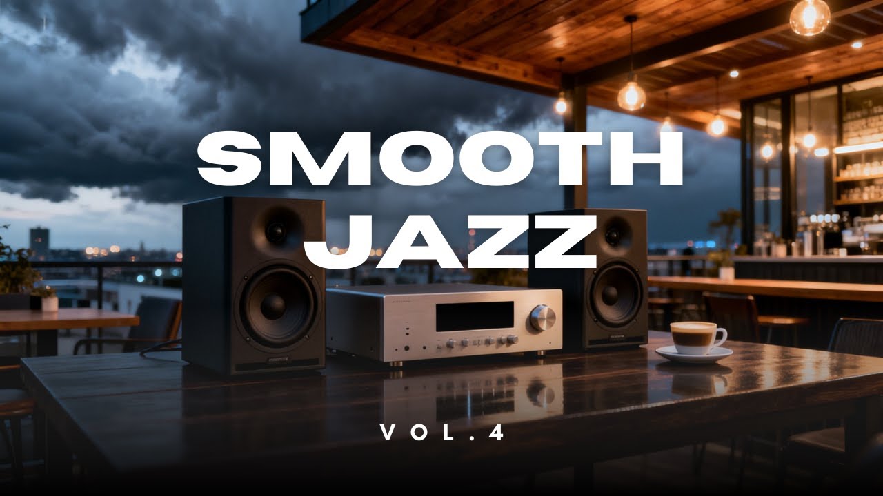Midnight Smooth Jazz Lounge | Rainy Night Music for Sleep, Study, Relax Vol 4