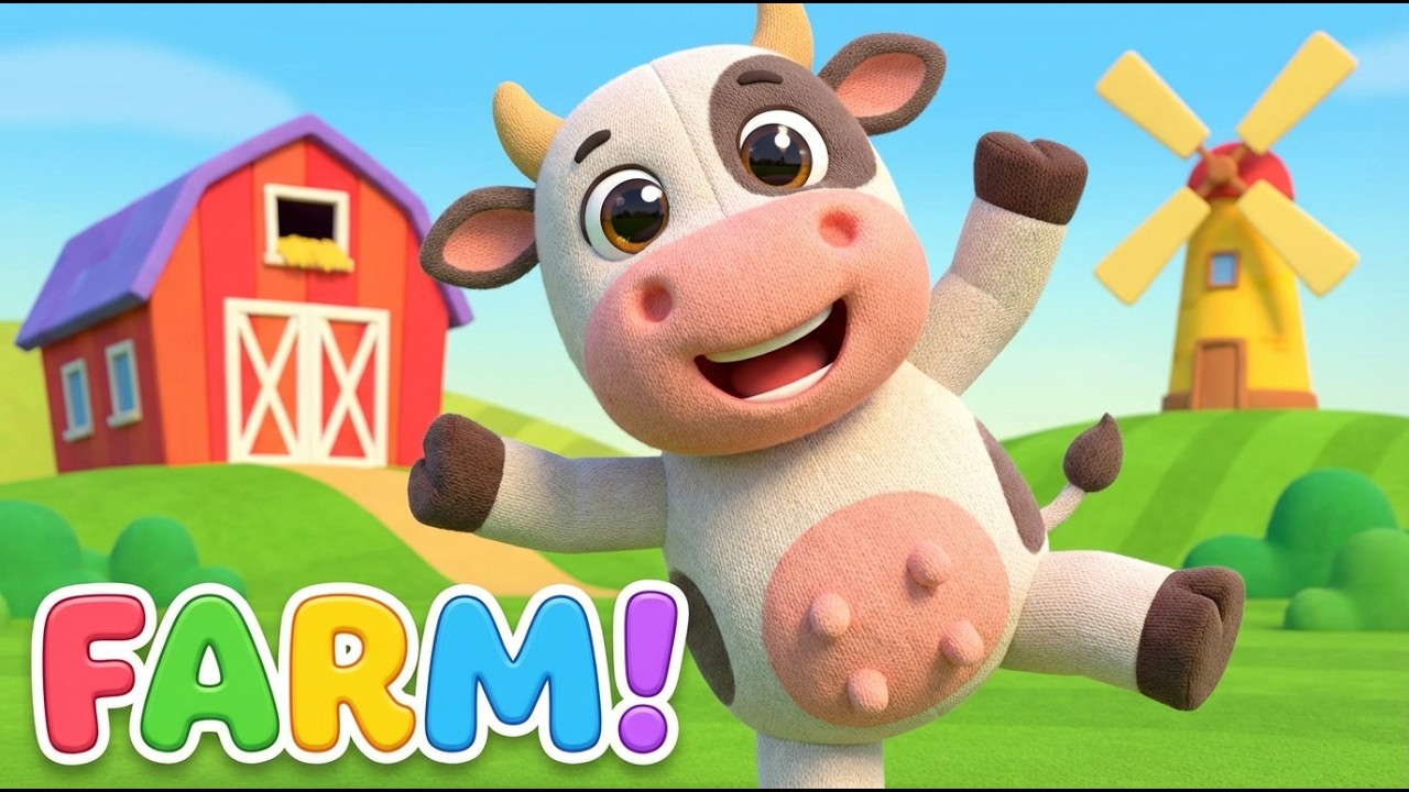 Dancing Farm Animals Parade 🎉🐷 | Happy Kids Music