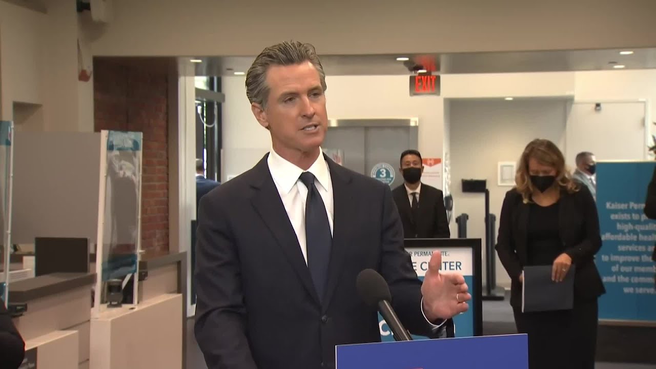 Gov. Gavin Newsom Lashes Out At Conservatives Over Vaccine Disinformation