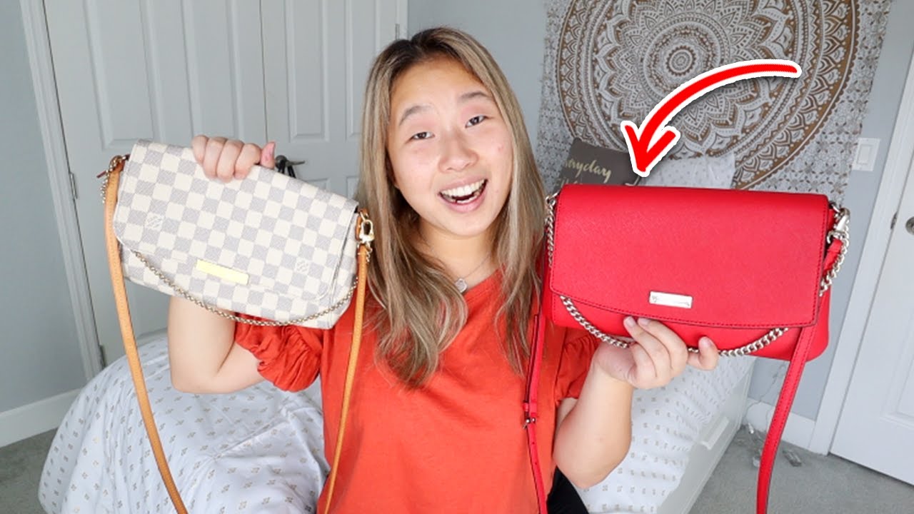BAG COMPARISON: Louis Vuitton Favorite MM vs. Kate Spade Laurel Way Greer!