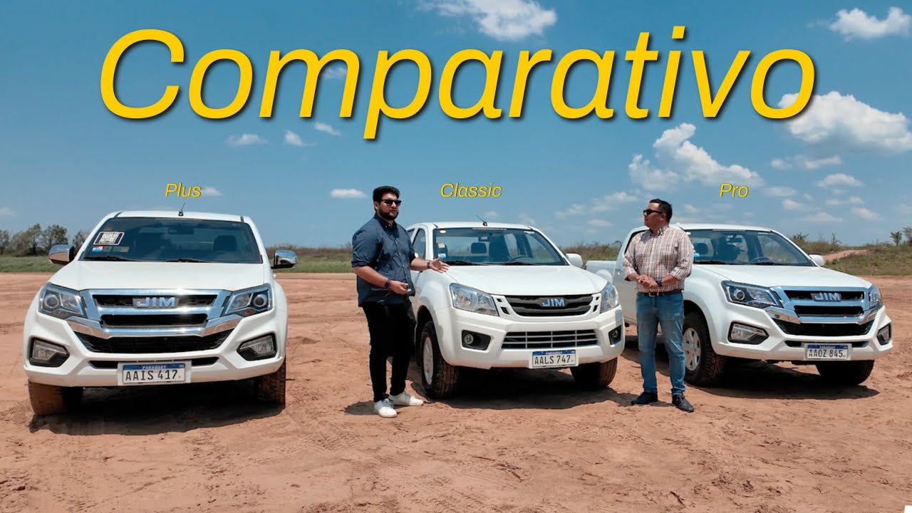 COMPARATIVO de las JIM Pick Ups 4x4 | Test Drive Paraguay