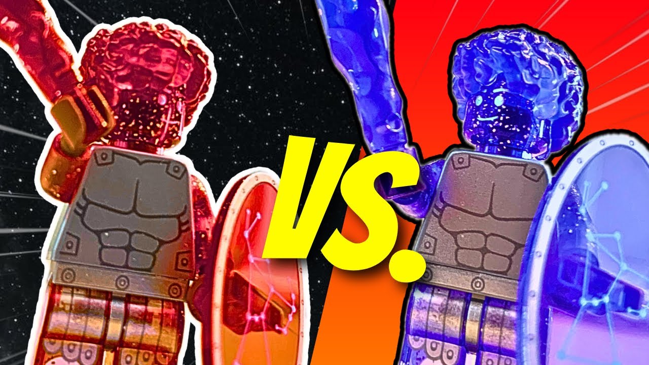 I made a battle using ONLY ONE Lego minifig!