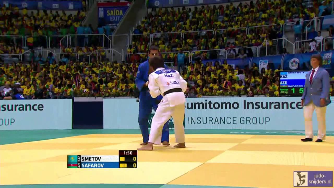 Judo 2013 World Championship Rio de Janeiro: Smetov (KAZ) - Safarov (AZE) [-60kg] rep