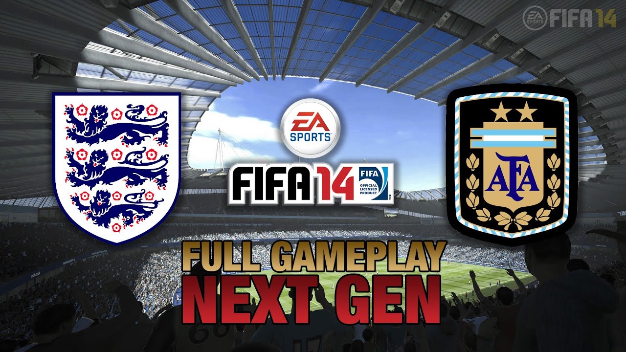 NEXT GEN FIFA 14 | Inglaterra Vs Argentina - Gameplay [HD+ XBOX ONE / PS4]