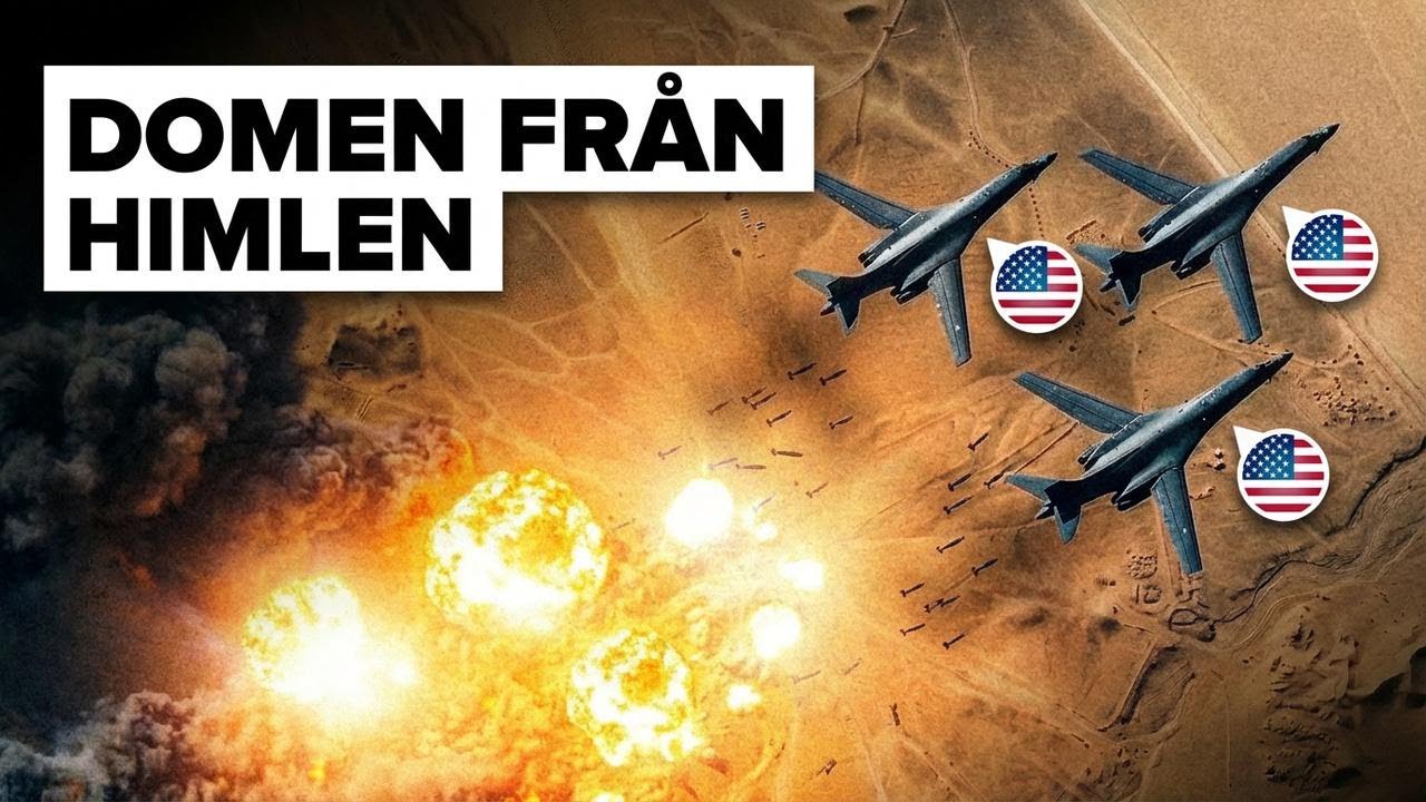 Amerikanska B-1-piloter chockar världen med otrolig attack mot Iran