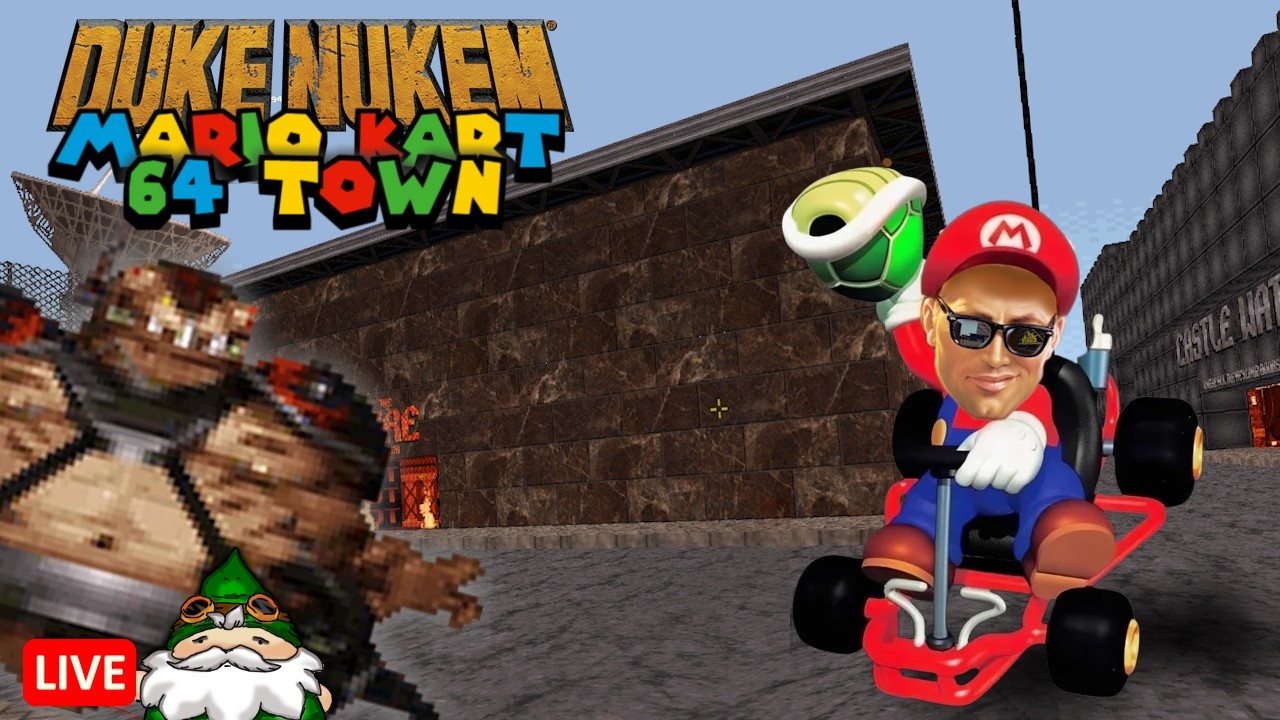EPISODE 118 -  Mario Kart 64 TOWN- A Duke Nukem 3D User Level