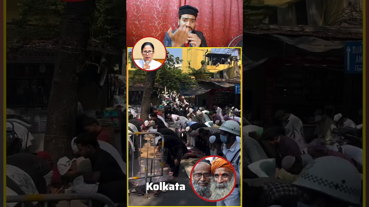 Kolkata Road Namaj #kolkata #ramadan #viral
