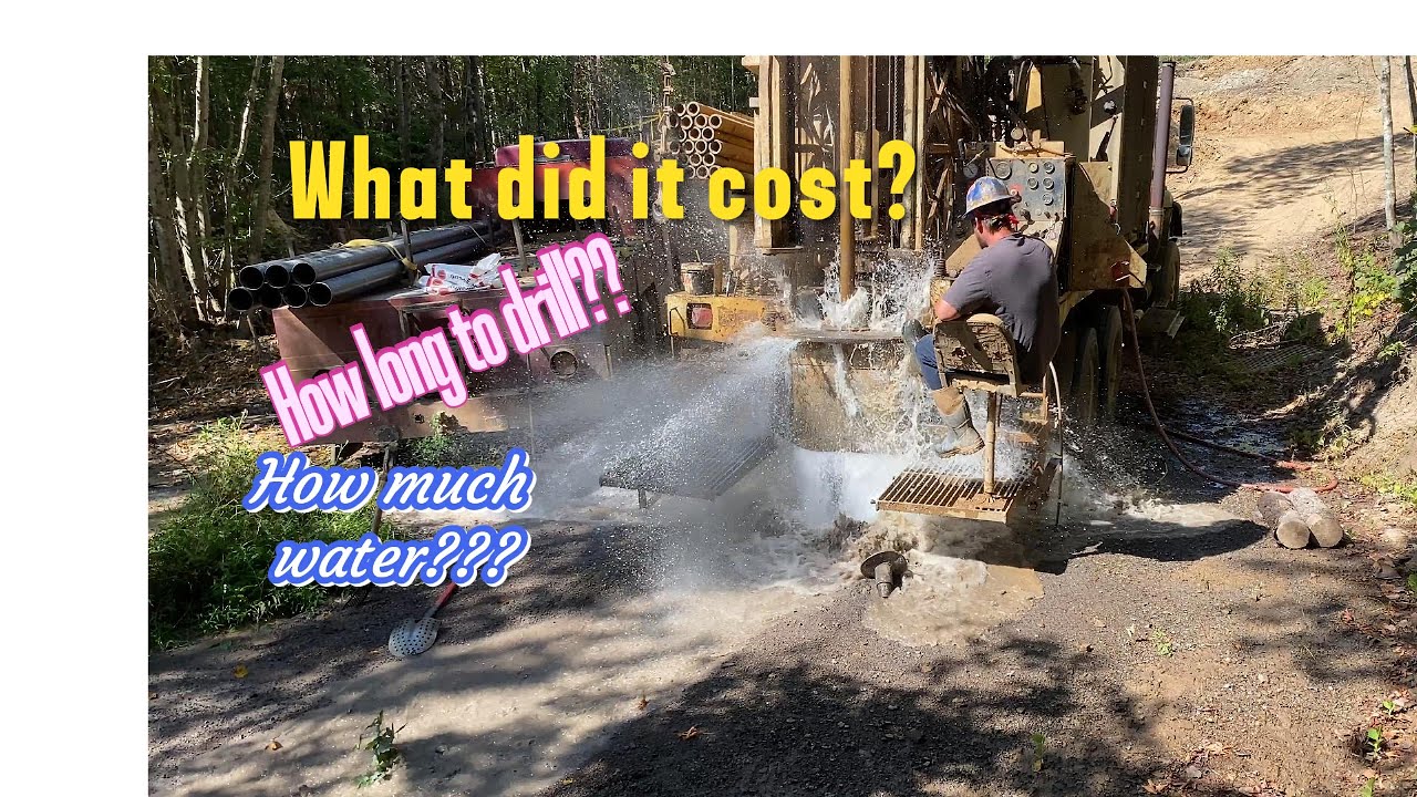 How expensive is a well?  How deep and what are the various costs?  We started drilling....