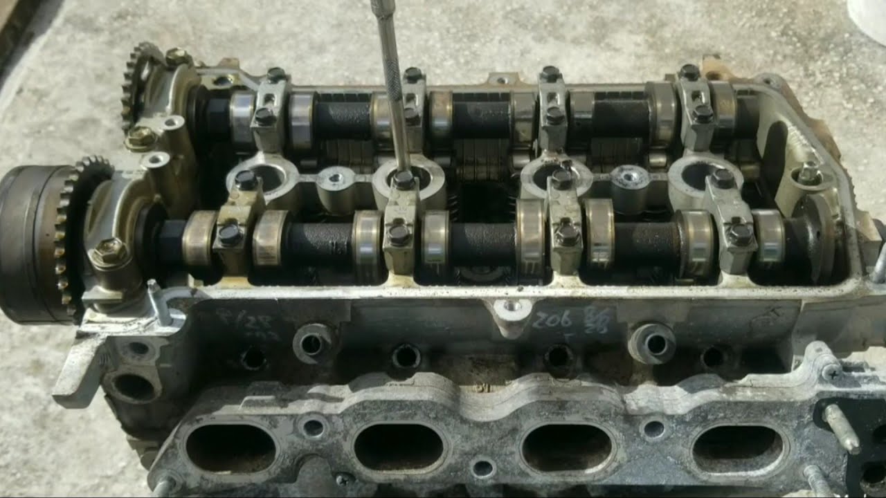 Toyota 1NZ-FE/FXE Engine Camshaft Valvetrain & Valve Stem Oil Seal - How to. Part 2/2