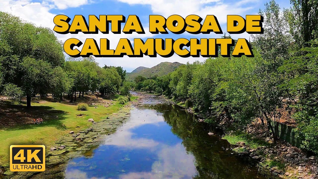 Caminando por SANTA ROSA DE CALAMUCHITA | CORDOBA 4K