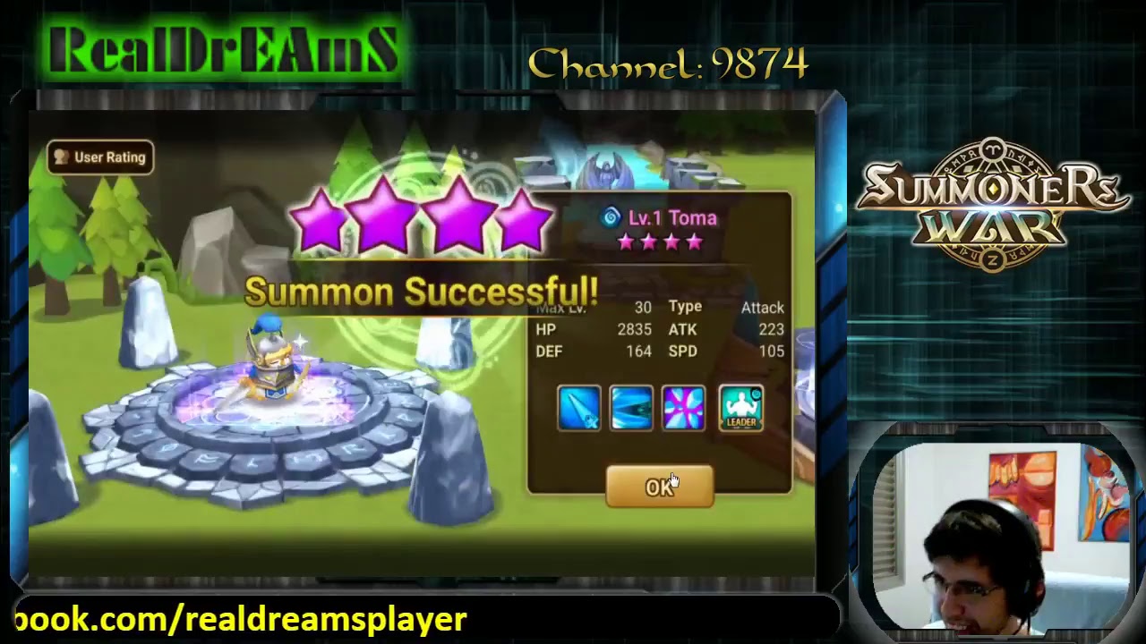NAT 5* L&D!! - Mega Summonada dos Inscritos #3 - Summoners War: Sky Arena (RealDrEAmS)