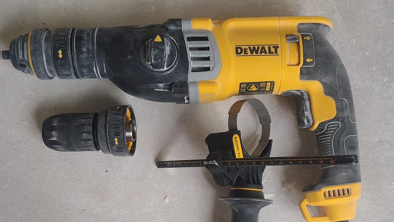 Перфоратор Dewalt D25144K 🔥 Огляд та невелике тестування, бур 8мм