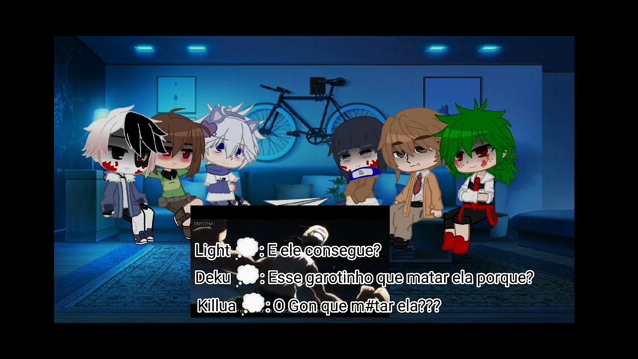 Personagens Assassinos Reagindo Ao Rap da Neferpitou - Gacha React