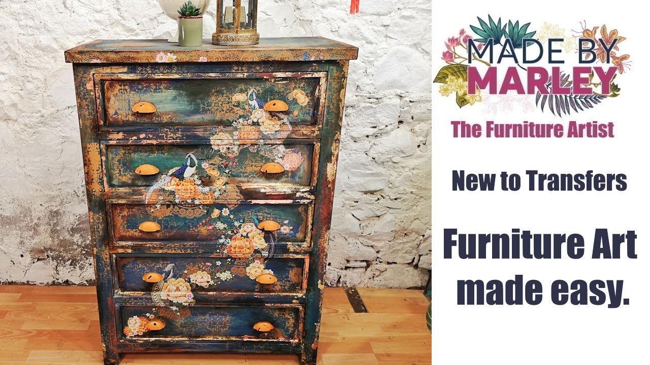 New to Transfers? Furniture Art made easy.