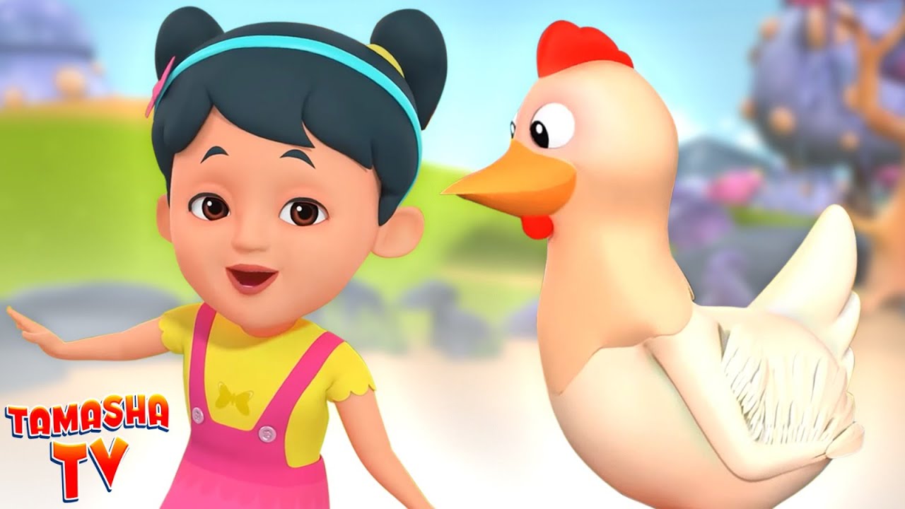 Kukdoo Koo, चंदा मामा, Bacchon Ke Cartoon, Nursery Rhymes for Babies in Hindi