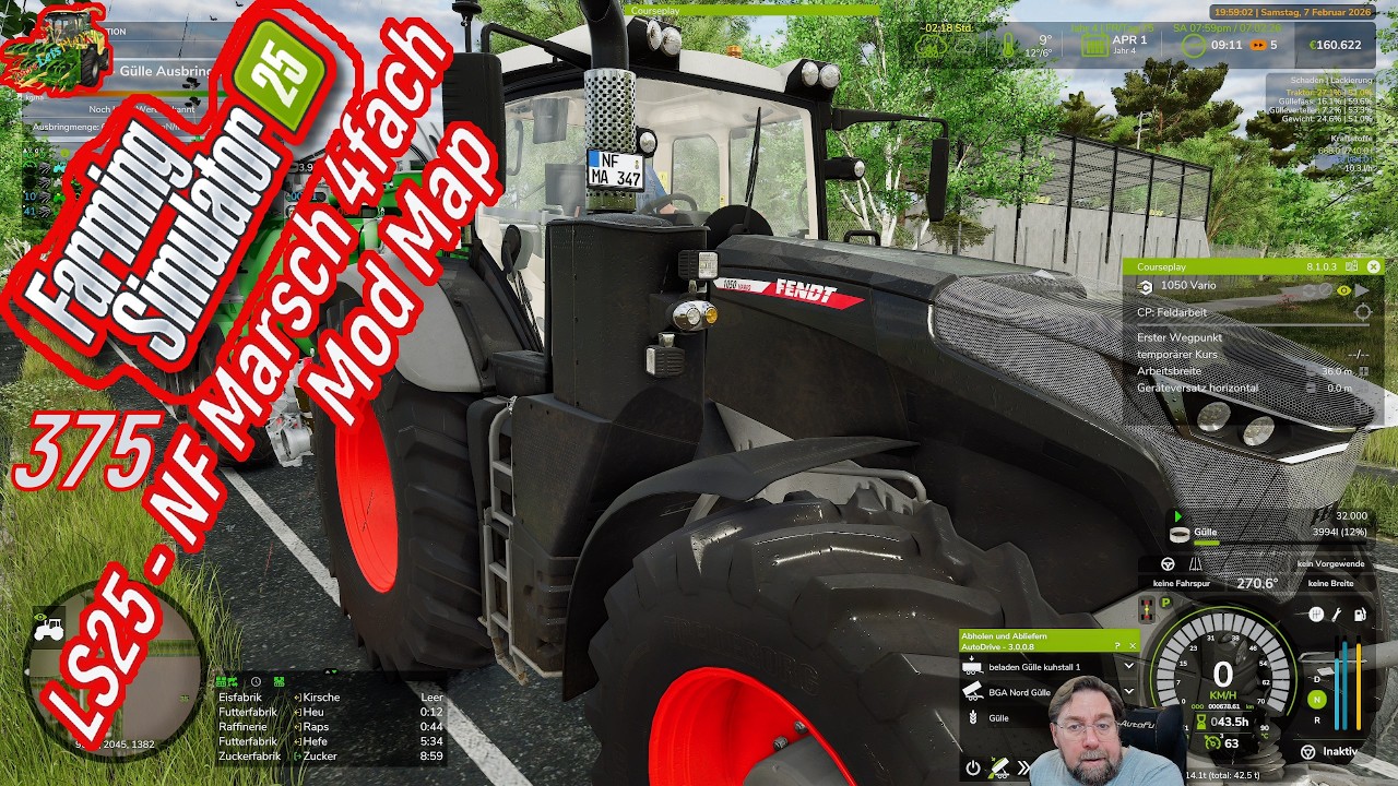 LS 25 NF Marsch 4 Fach # 375 Den Traktor brauche ich zum sammeln von heu.